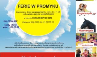 Plakat Ferie w Promyku